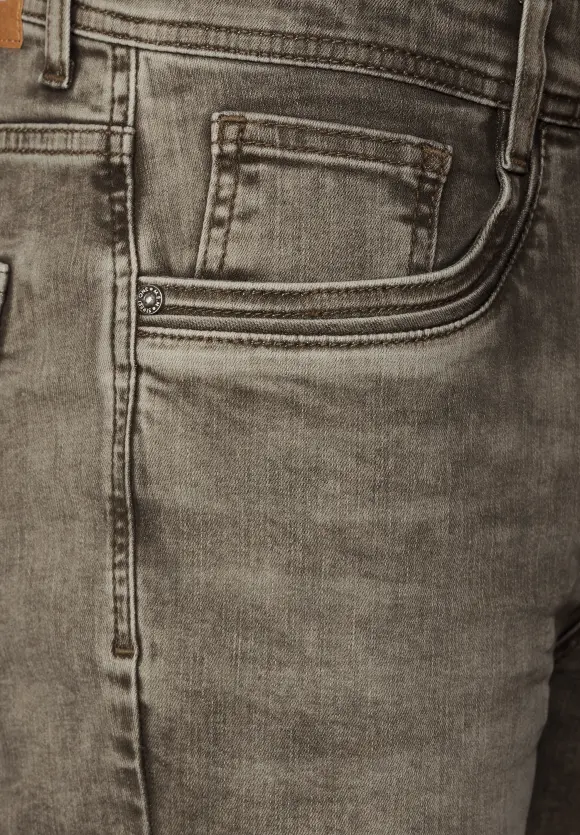 Farbige Regular Fit Jeans - beige random wash