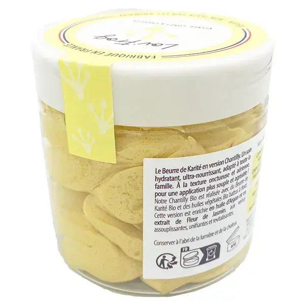 Lov'FROG Chantilly Manteiga de Karité, Argan e Jasmim Orgânico Tratamento 200ml