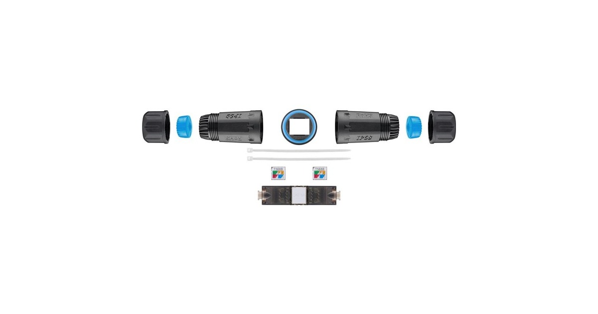 goobayKabelconnector koppeling  (Zwart)