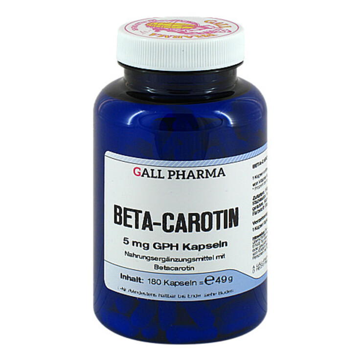 Beta Carotin 5 mg Kapseln, 180 St