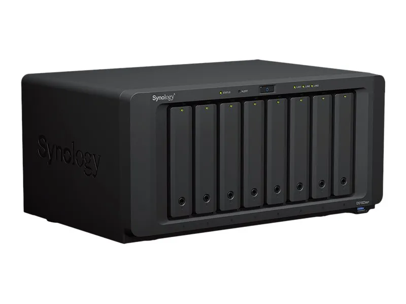 Synology Disk Station DS1823XS  - NAS-server - 8 bays - SATA 6Gb/s - RAID RAID F1, JBOD, 0, 1, 5, 6, 10 - RAM 8 GB - Gigabit Ethernet / 10 Gigabit Ethernet - iSCSI support