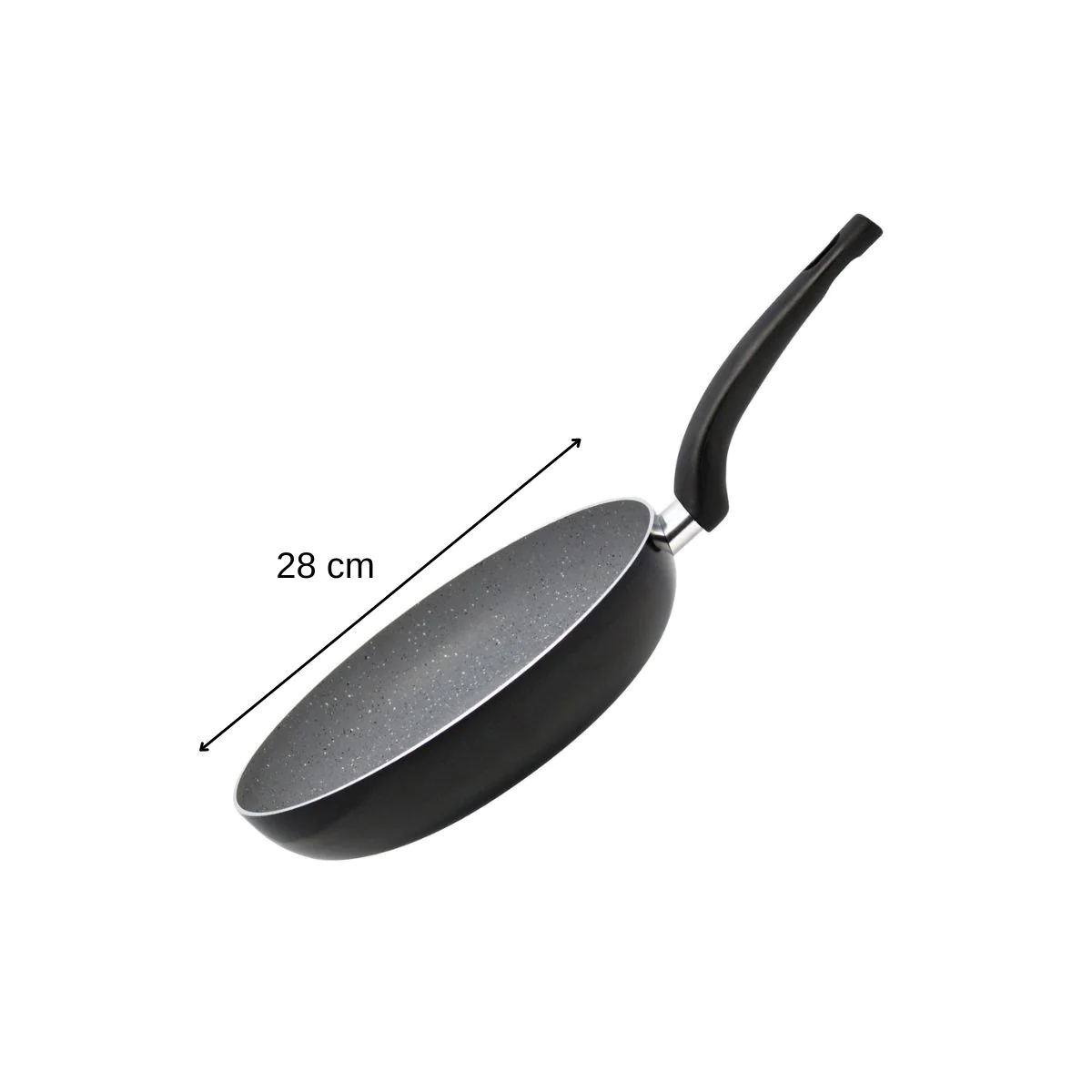 Poêle à frire 28 cm en aluminium pressé Dolomit Elo
