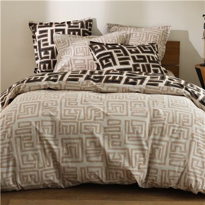Linge de lit graphique ethnique
