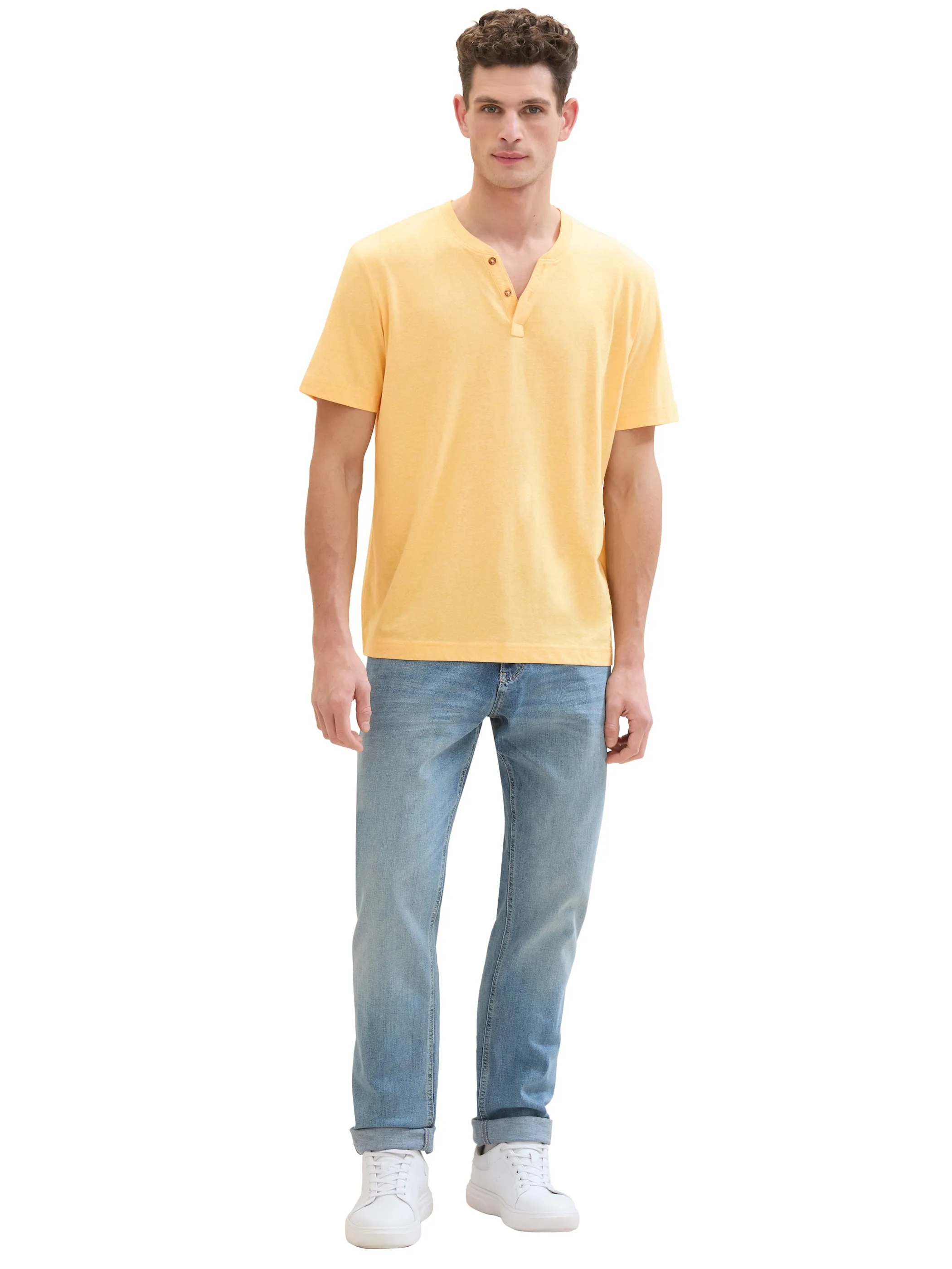 Herren Shirt mit Serafinoausschnitt
