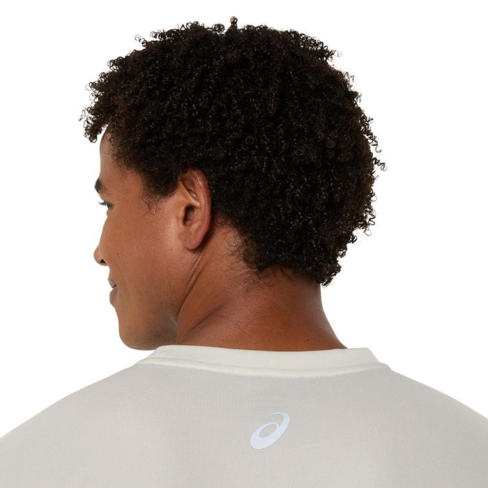 Asics Herre Trøjer Fujitrail Logo LS Top Hvid