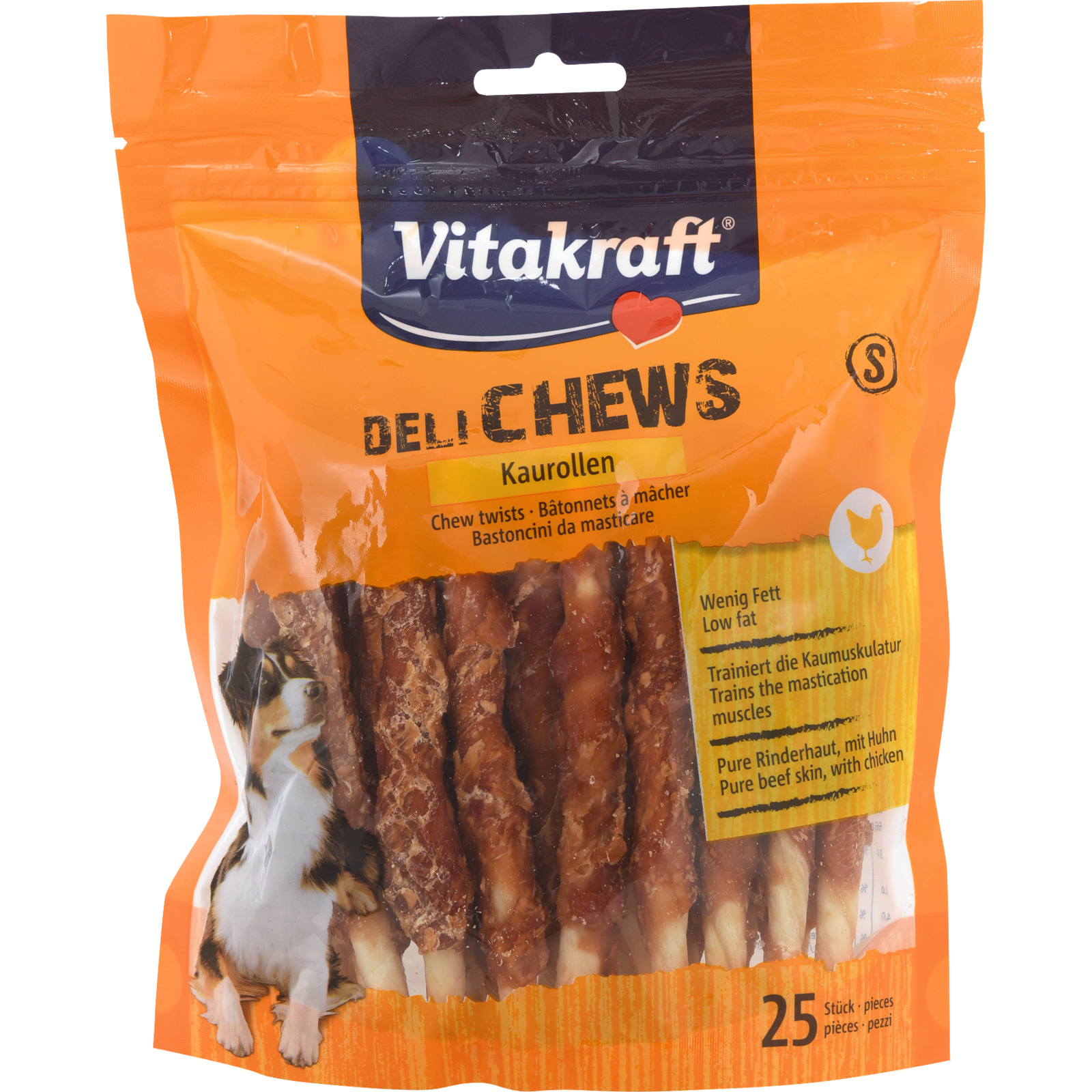 Chews Kaurollen mit Huhn S 25Stk