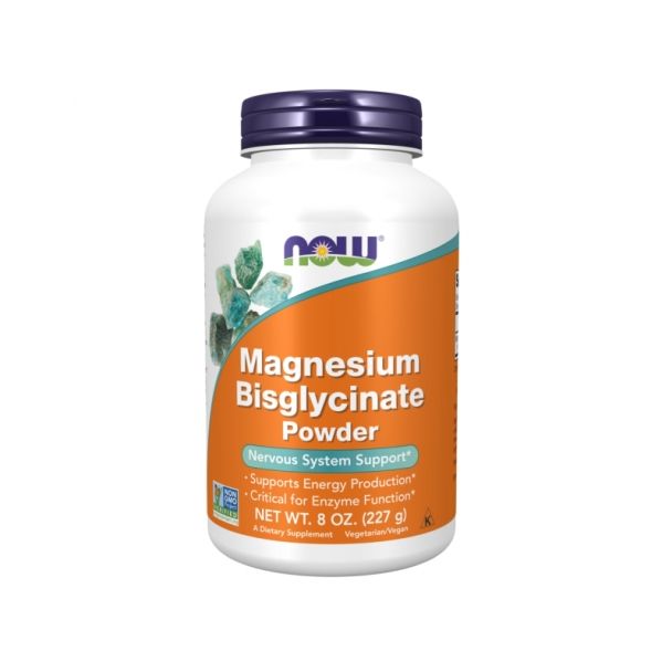Now Magnesium Bisglycinate em Pó 227g