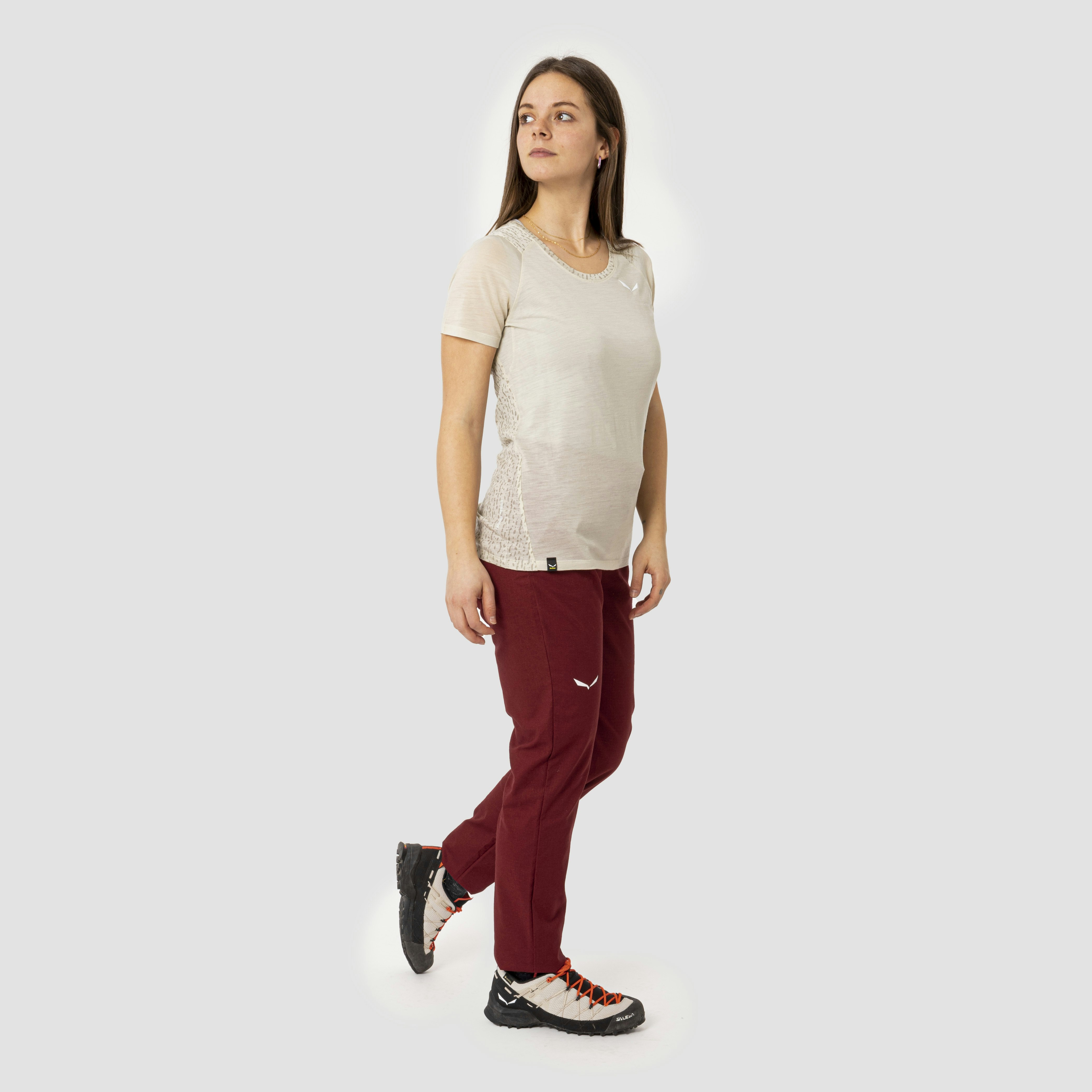 Pure Sal. Merino T-Shirt Damen