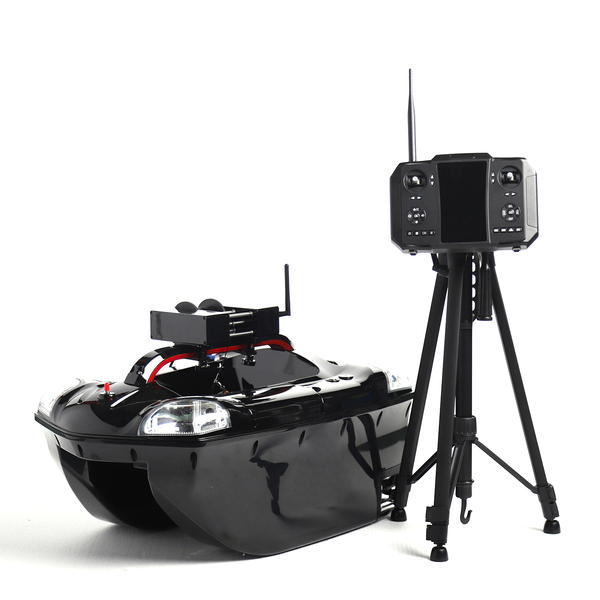 Bateau amorceur Baitstar Baitboats Advanced AllinOne Black (Inclus : GPS, sondeur et trépied)