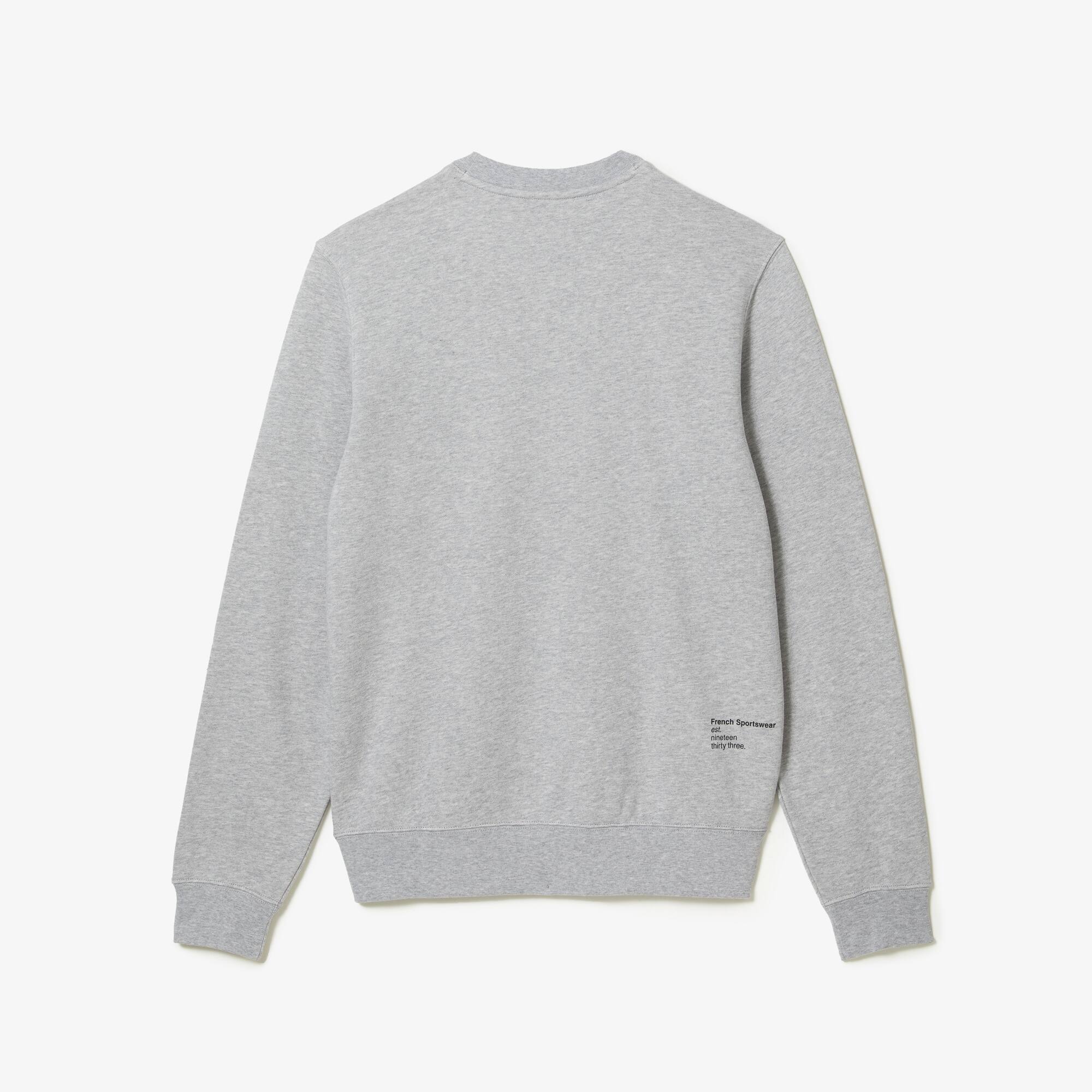 Sweatshirt homme col rond avec inscription dans le dos Lacoste Sweatshirts - Gris - Lacoste - Homme