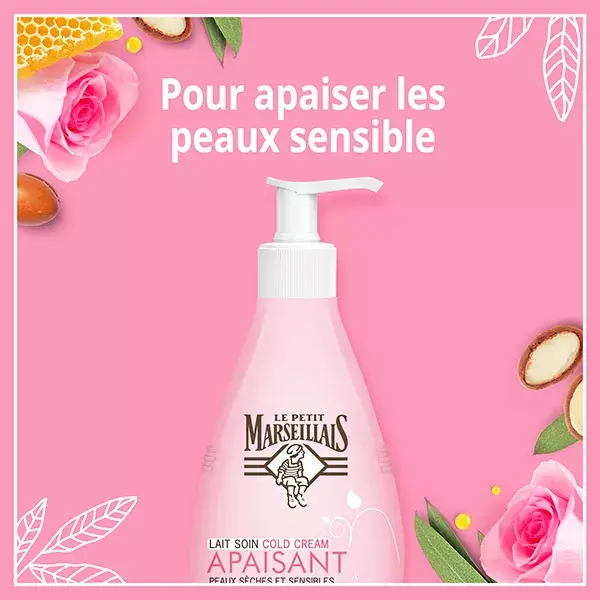 Le Petit Marseillais Creme de Leite Nutritivo com Argan, Cera de Abelha e Rosa 250ml