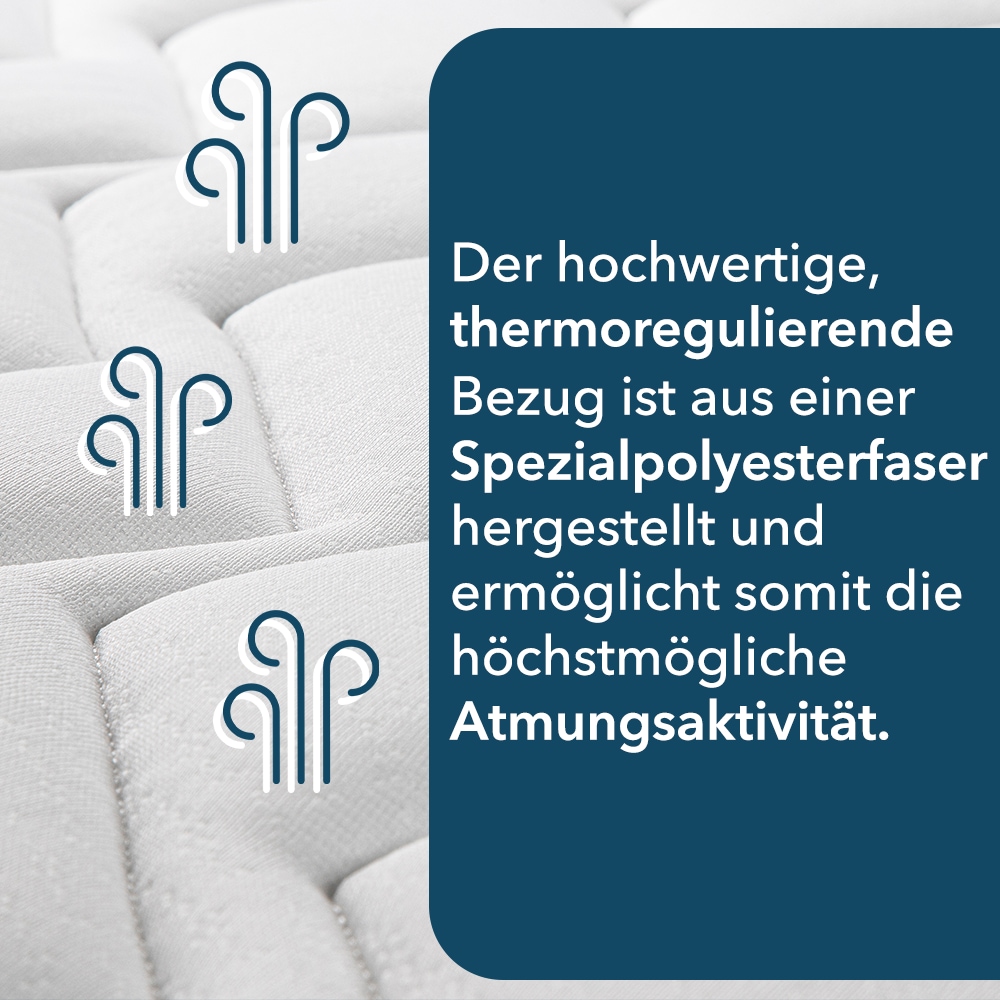 DI QUATTRO Komfortschaummatratze »Matratze Airy Form 15, Matratze in verschiedenen Grössen erhältlich« 15 cm hoch Raumgewicht: 28 kg/m³ 1 Stk. tlg. Die Matratze, die atmet. Besonders atmungsaktiver Kern. Top bewertet.