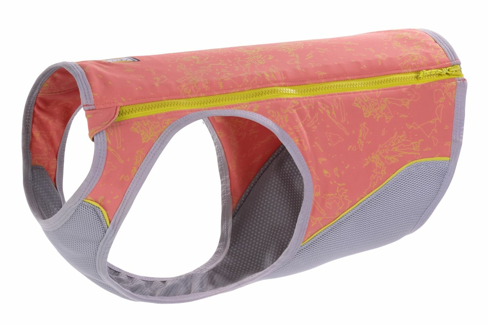 Veste de refroidissement swamp cooler zip™ avec une couverture upf 50+. Couleur: salmon pink (rose), taille: m