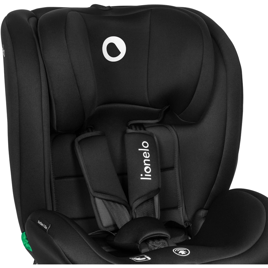 lionelo Kindersitz Bastiaan i-Size Black Grey