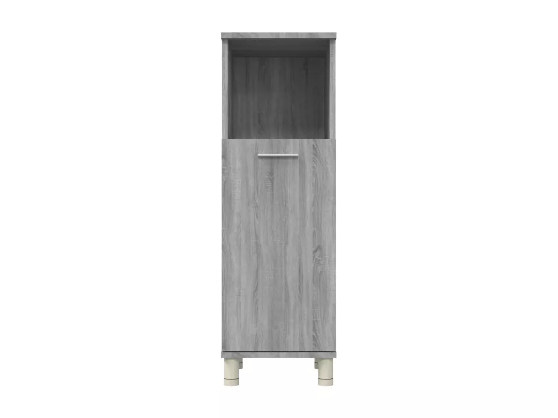 Armoire de bain Sonoma gris 30x30x95 cm Bois d'ingénierie