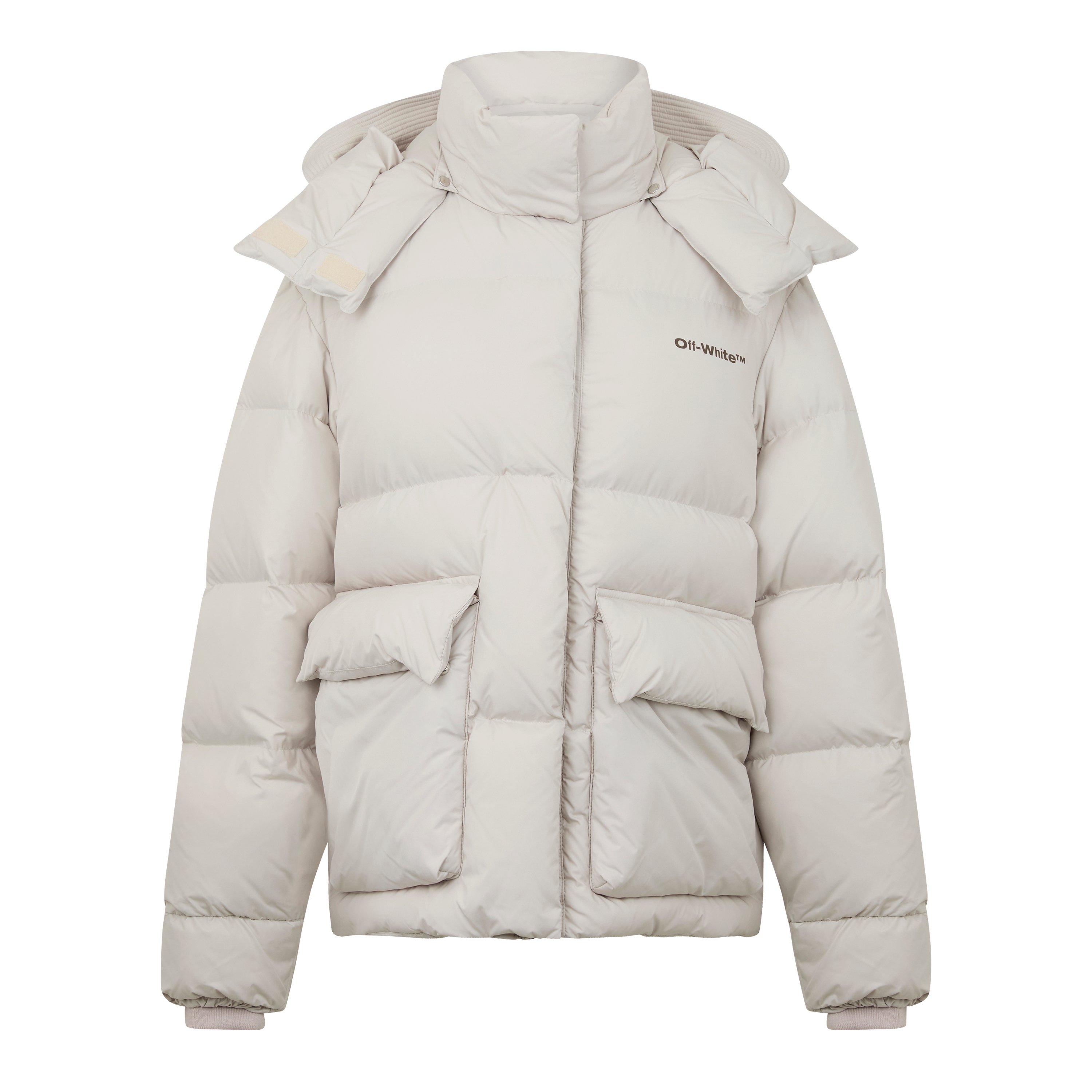 Off White Peach Ny Arrow Over Puffer