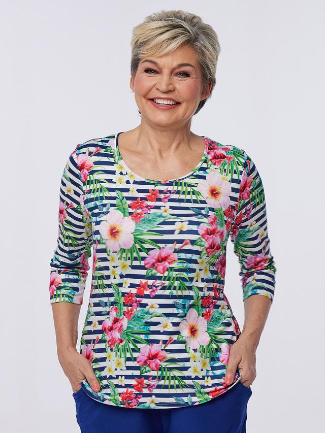 T-Shirt Hibiskuszauber