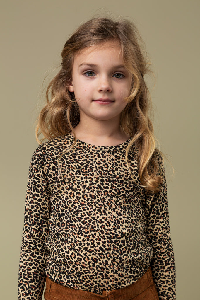 Leo Tee, T-shirt - Brown Leo