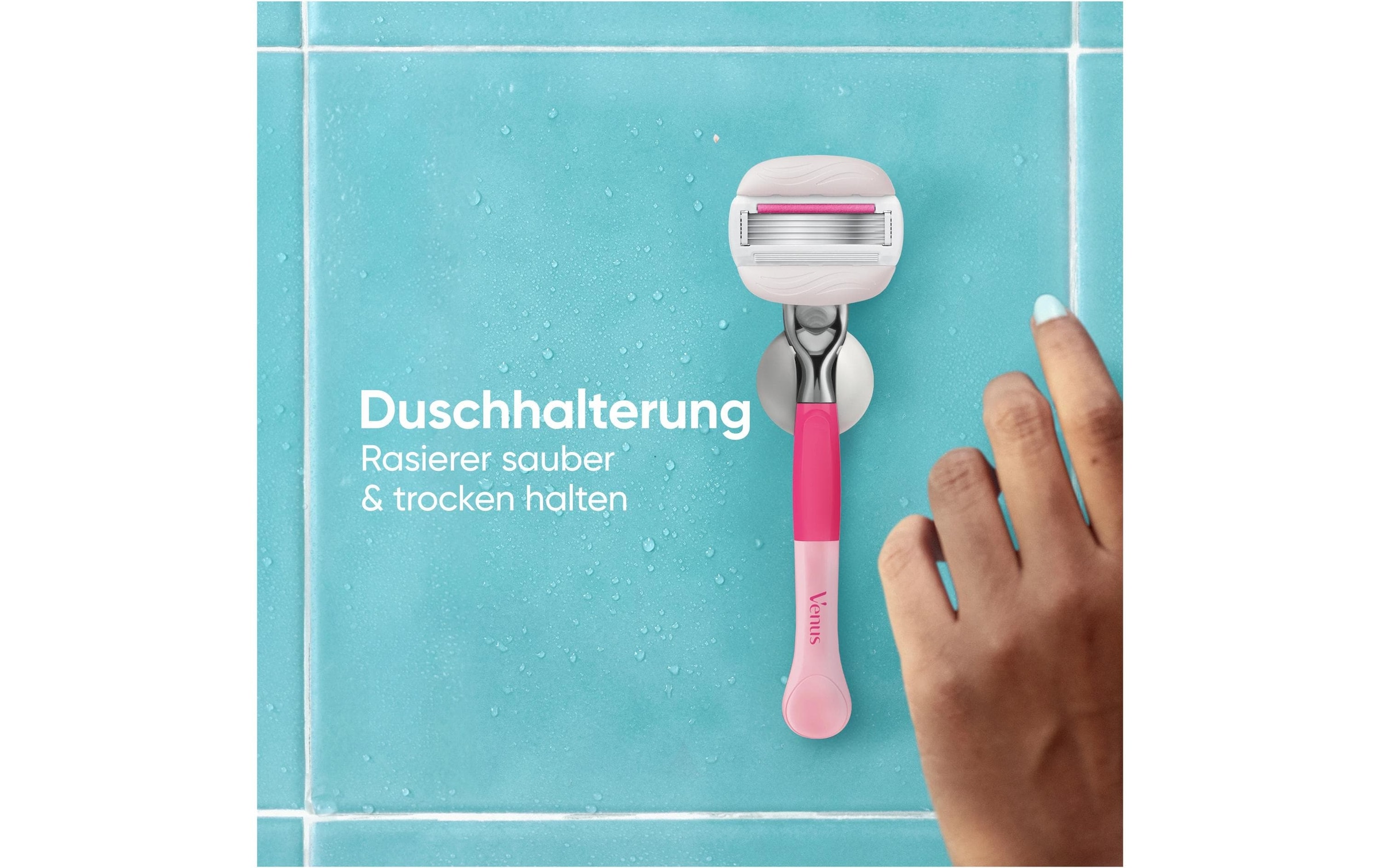 Gillette Venus Körperrasierer »Venus Pro ComfortGlide Tropical 3er + Handstück«