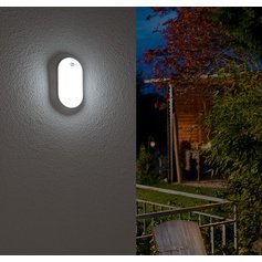 Brennenstuhl Lampe ovale à LED OL 1650, blanc