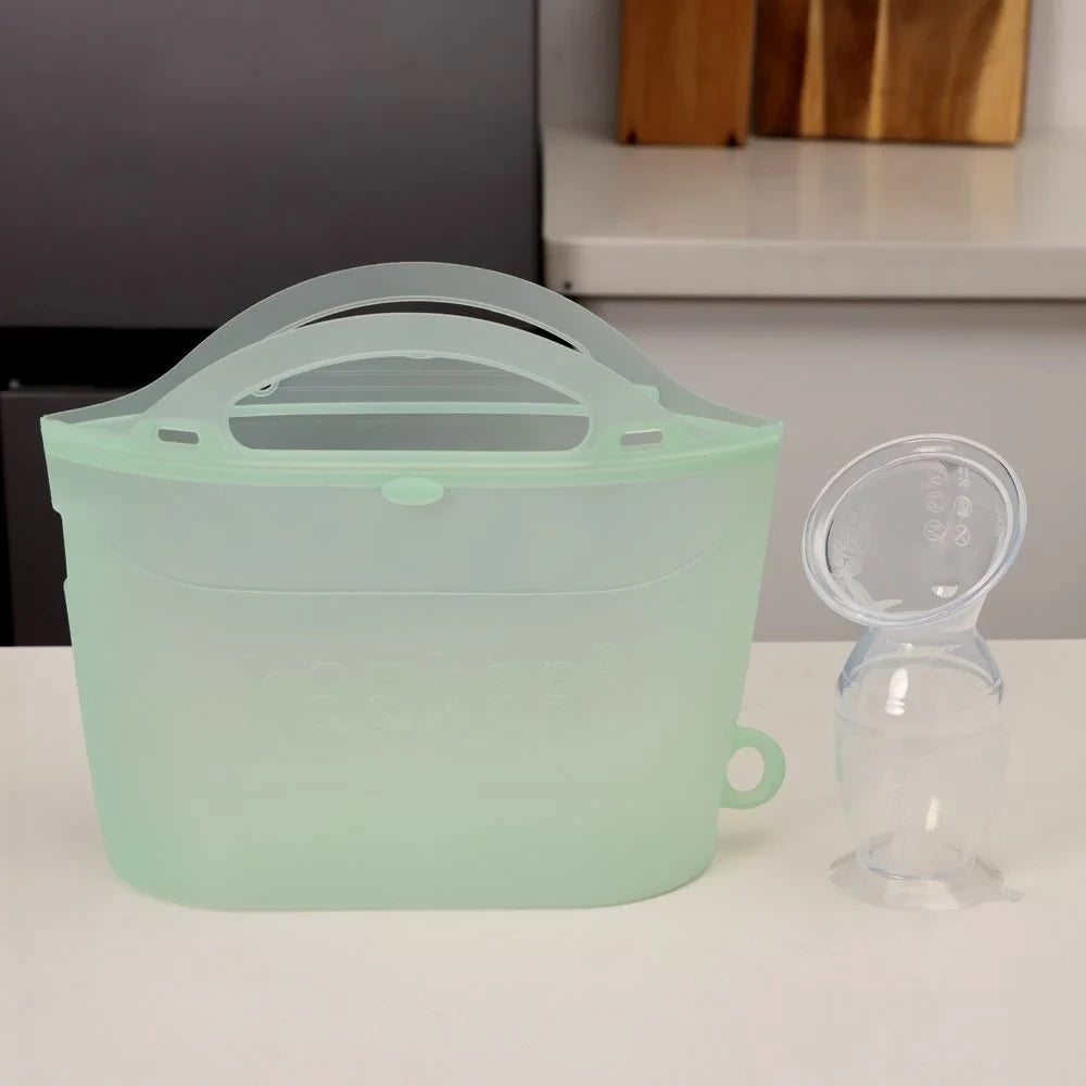 Køb Haakaa Multipurpose Steamer & Steriliser Bag - Lime - 1Pc - 2000Ml