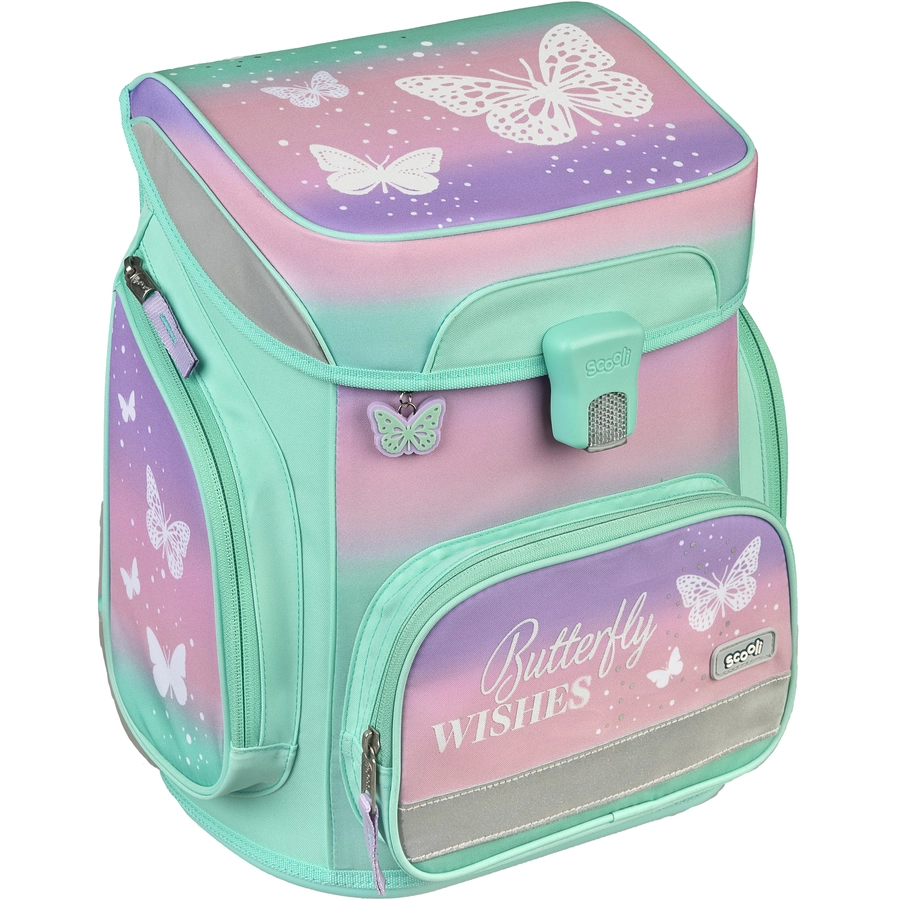 Scooli EasyFit Schulranzen - Set Butterfly Wishes