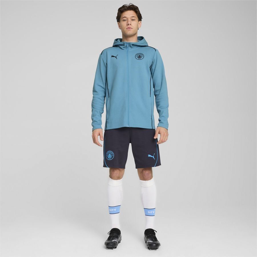 Manchester City Sweat à Capuche Casuals - Magic Blue/Bleu Marine