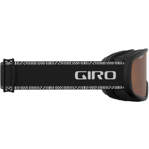 Masque de ski GIRO MOXIE BLACK & WHITE CHUTE AMBR GLD/YELLOW