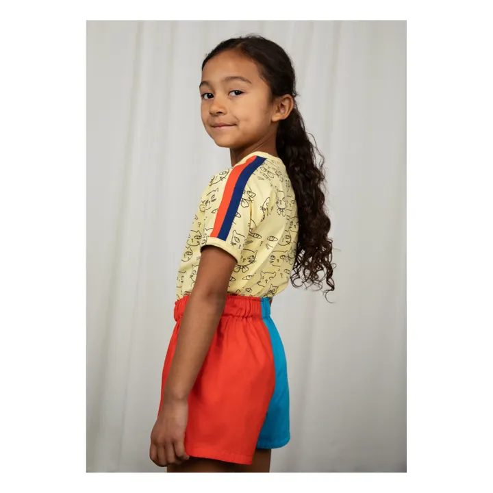 Mini Rodini Short Coton Bio | Rouge