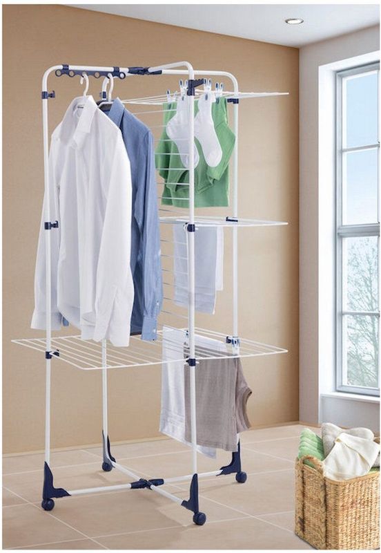 Leifheit - Classic Tower 340 - Droogrek - Wit - Metaal