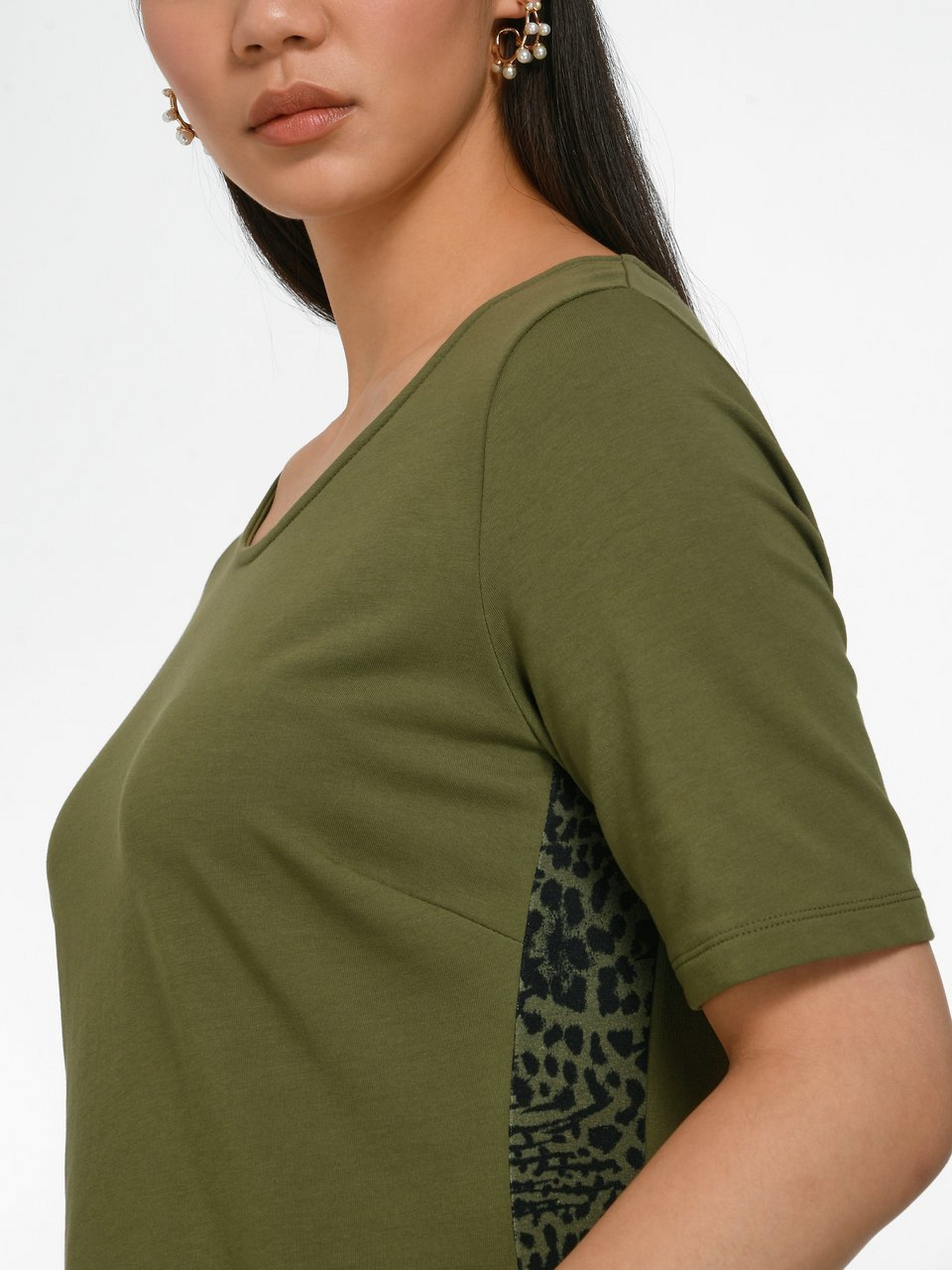 Sweatkleid mit 1/2-Arm