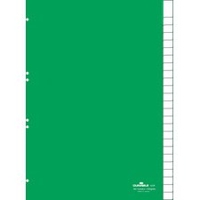 Intercalaires en plastique, PP, 15 touches