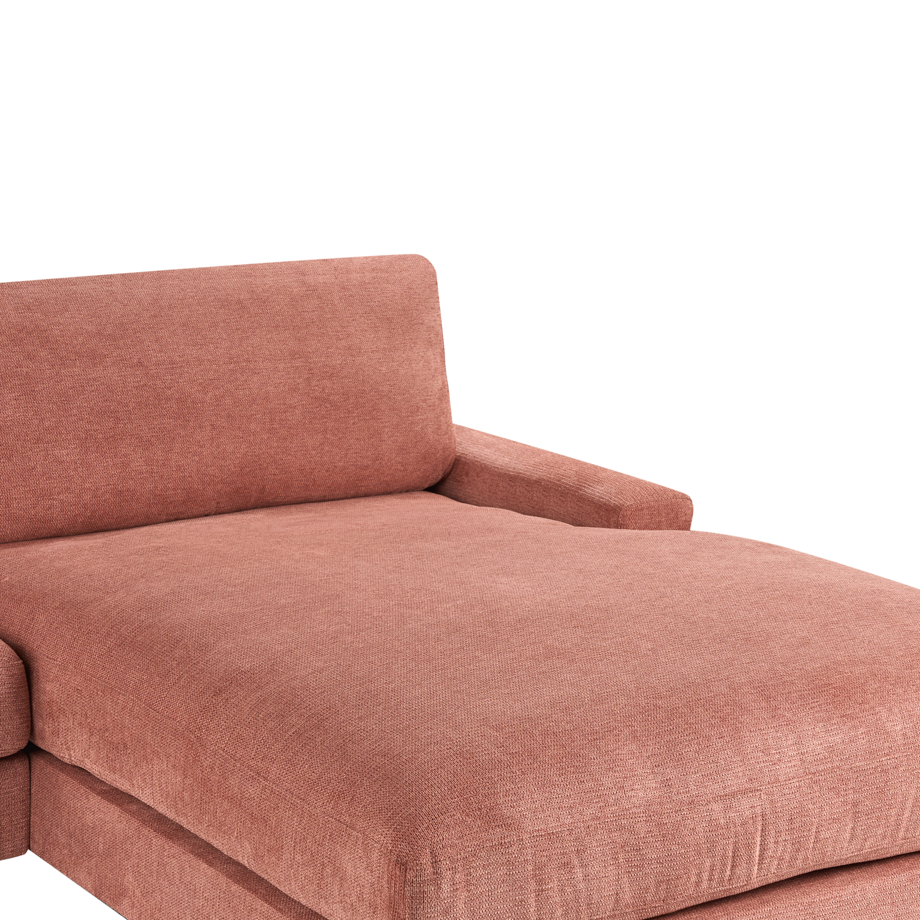 Beliani - MALOY - Hoekbank - Rood - Linkszijdig - Polyester