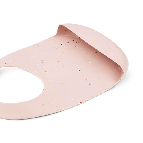 Bavoir Silicone CONFETTI Rose - DONE BY DEER