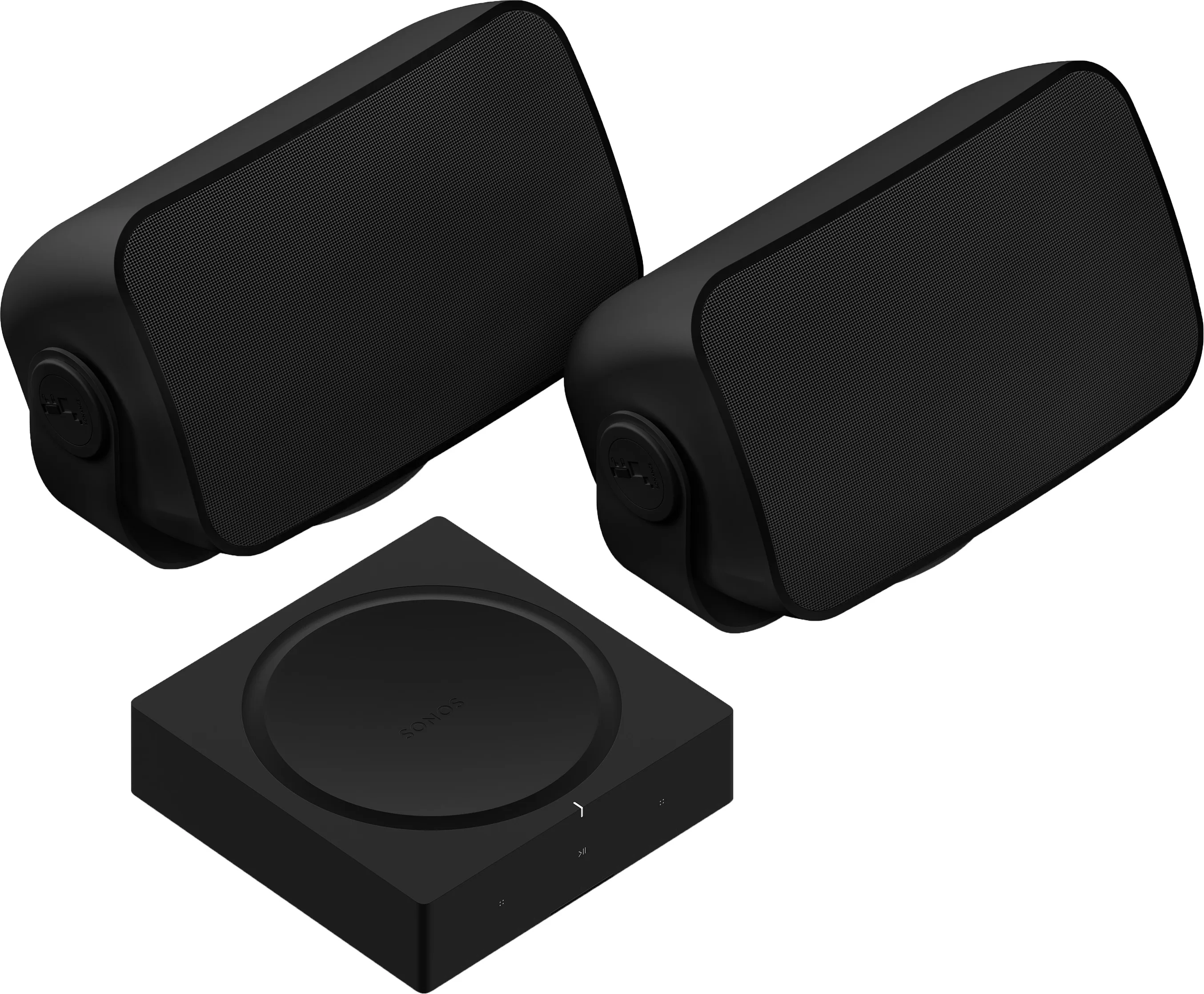 Sonos AMP   Sonos Architectural Outdoor Sonance Noir (la paire) Systèmes hi-fi multiroom
