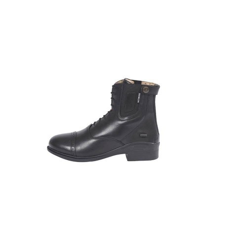 Botas de tornozelo Evolution unissex para adultos em couro, pretas.