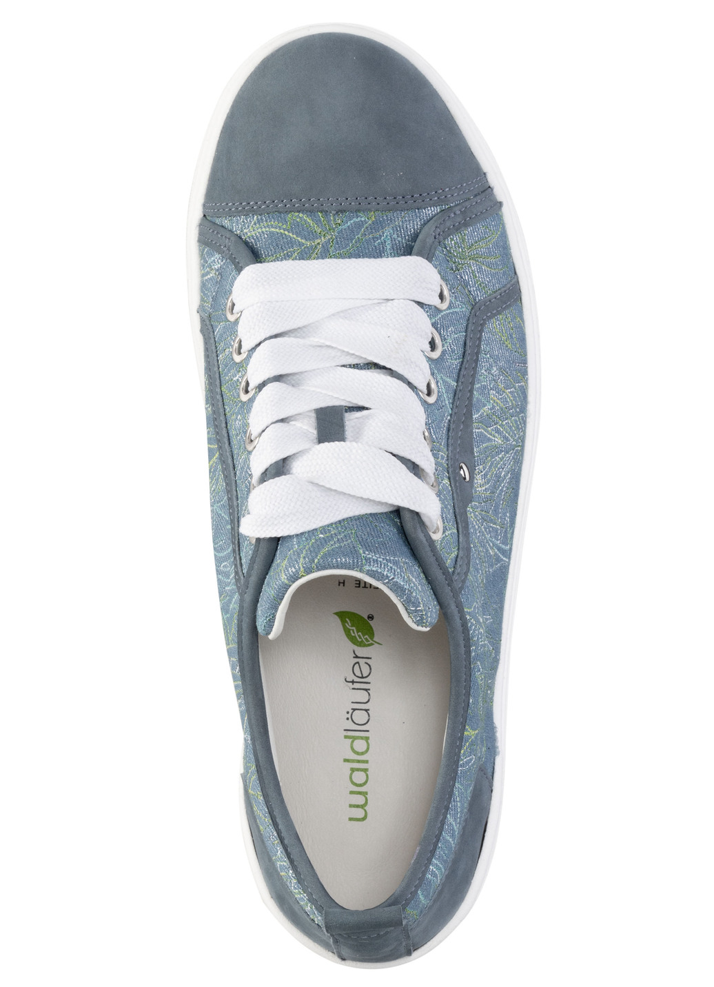 Waldläufer Schnür-Sneaker mit verspieltem Druck