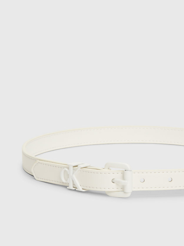 Cinto infantil com fivela monogramada