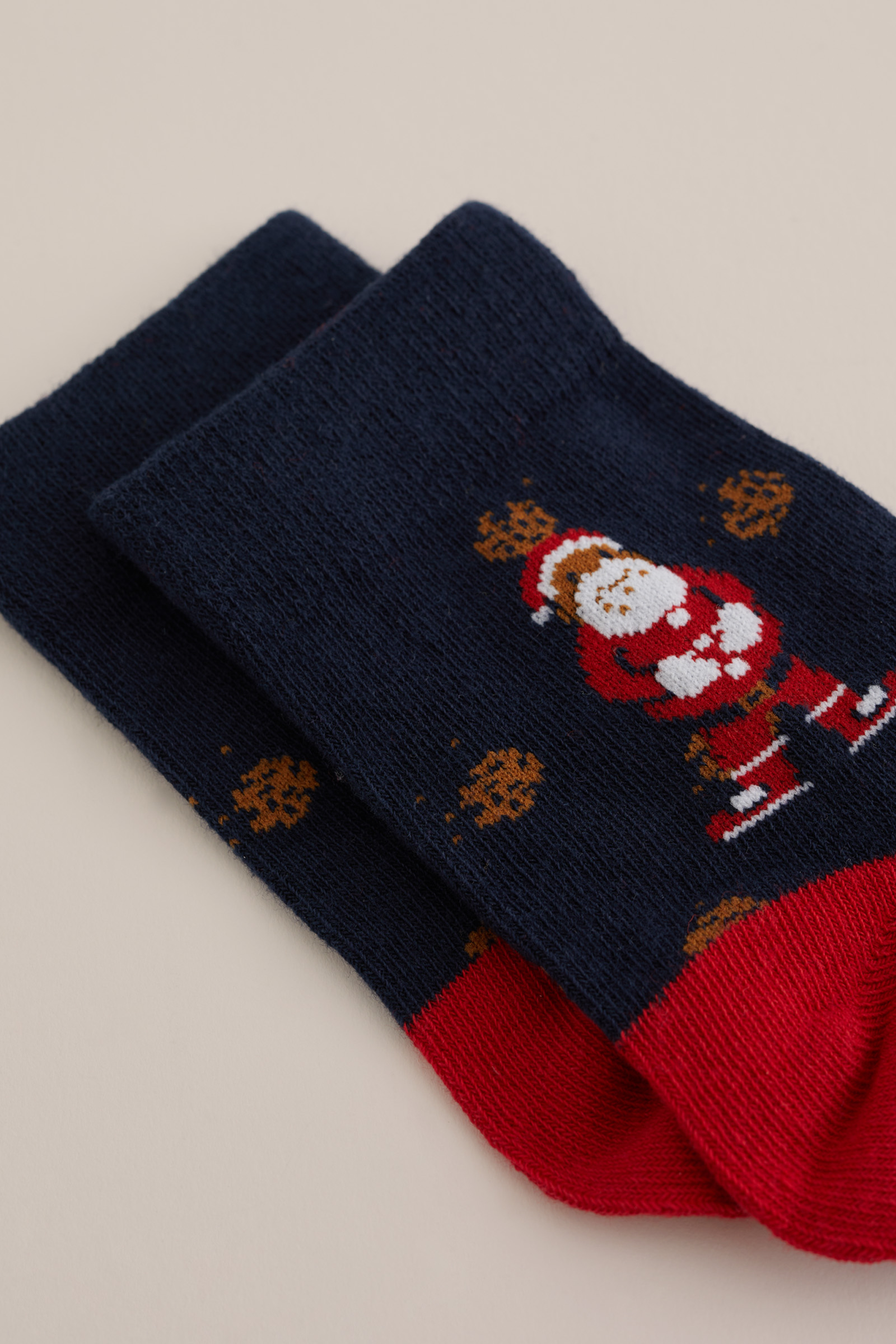 Jongens kerst sokken WE Fashion Donkerblauw