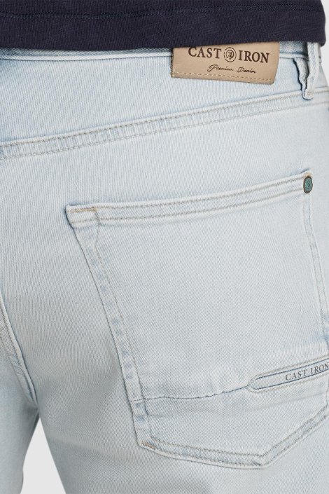 Cast Iron blauwe heren korte broek