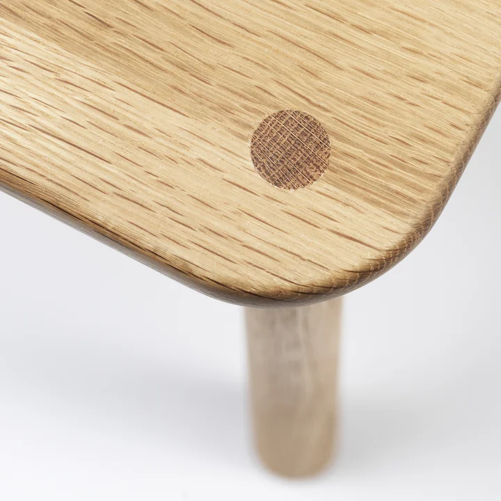 FDB Møbler - J181 Sønderup Hocker, Eiche natur