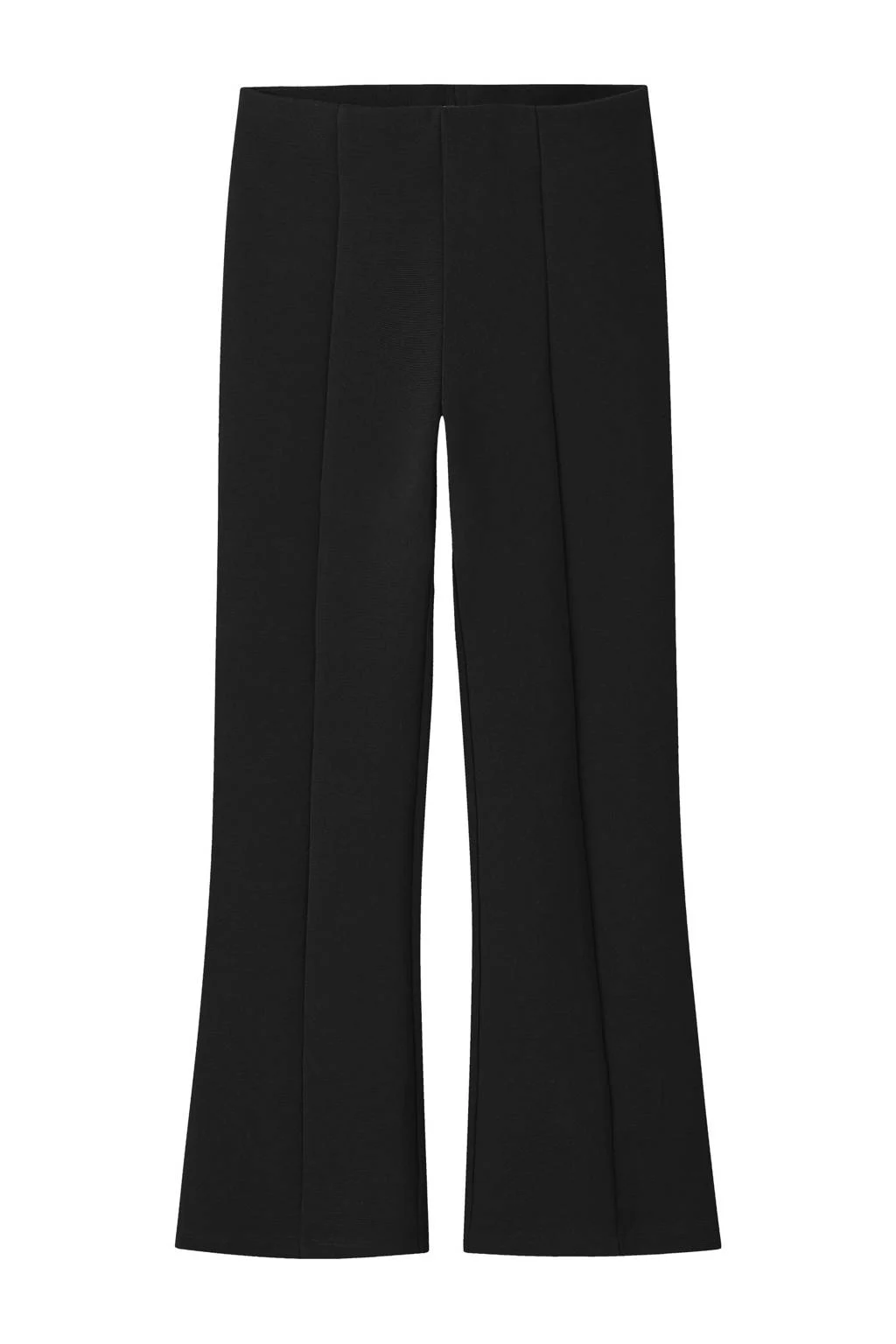 NAME IT KIDS bootcut casual broek zwart