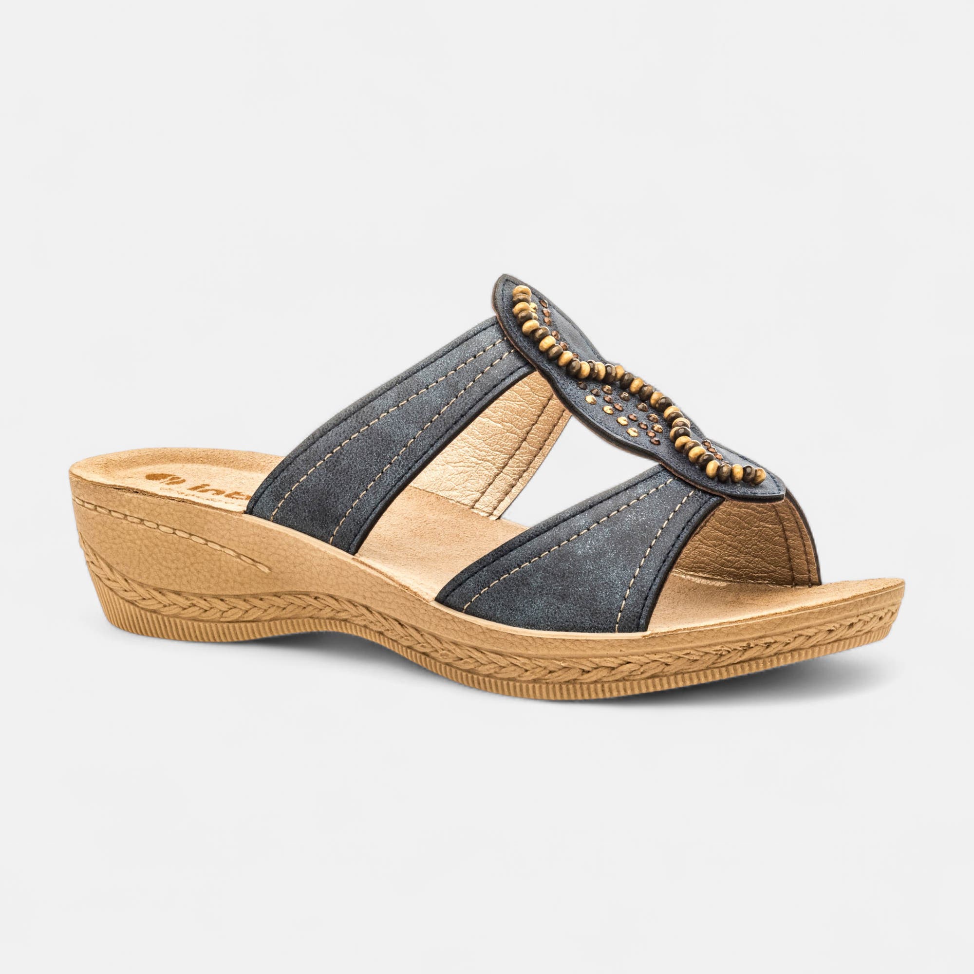 Mules Femme bleu marine