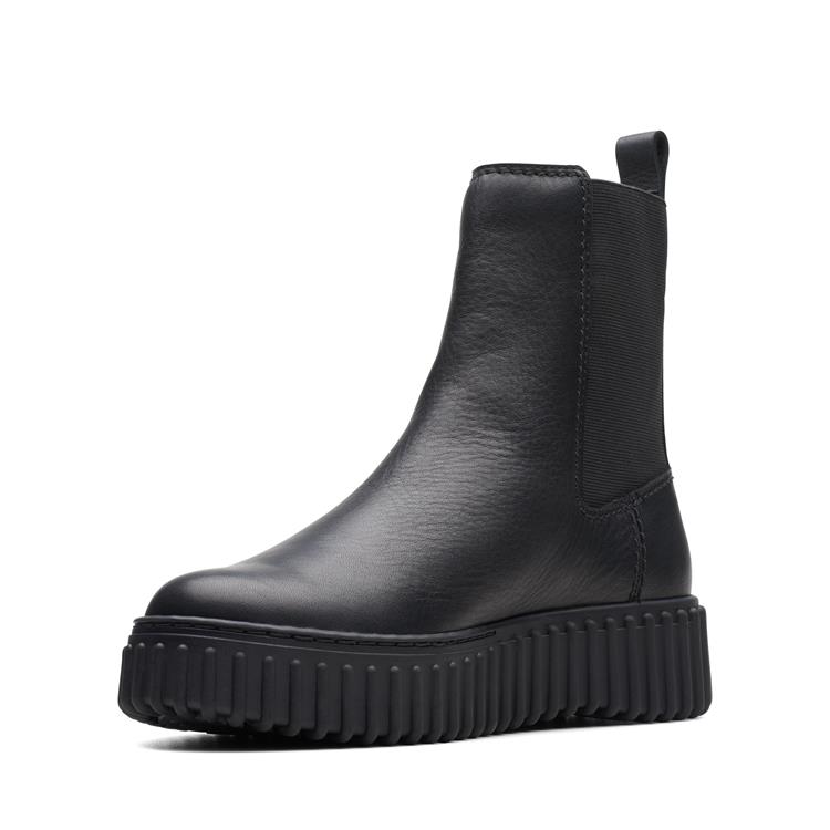 Clarks Torhill Maple black leather