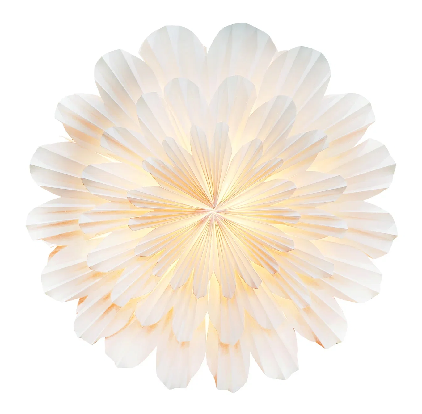 Adventsstjerne Snøfnugg Ø60 cm