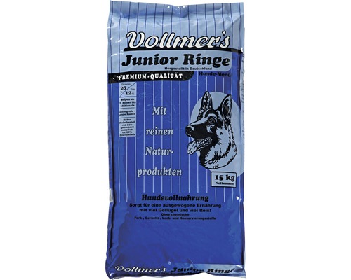 Droog hondenvoer, Vollmers Junior Ringen 15 kg
