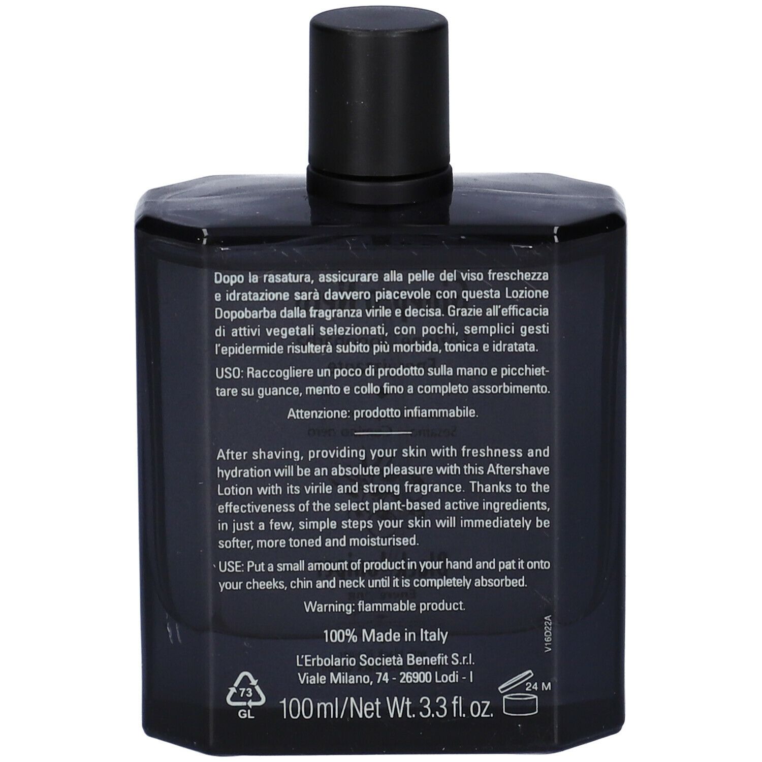 L'Erbolario GINEPRO NERO Aftershave Lotion