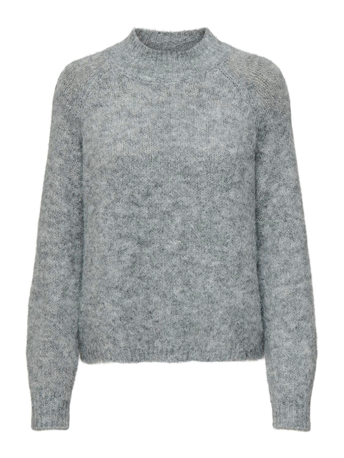 JDYZOEY Strickpullover Light Grey Melange