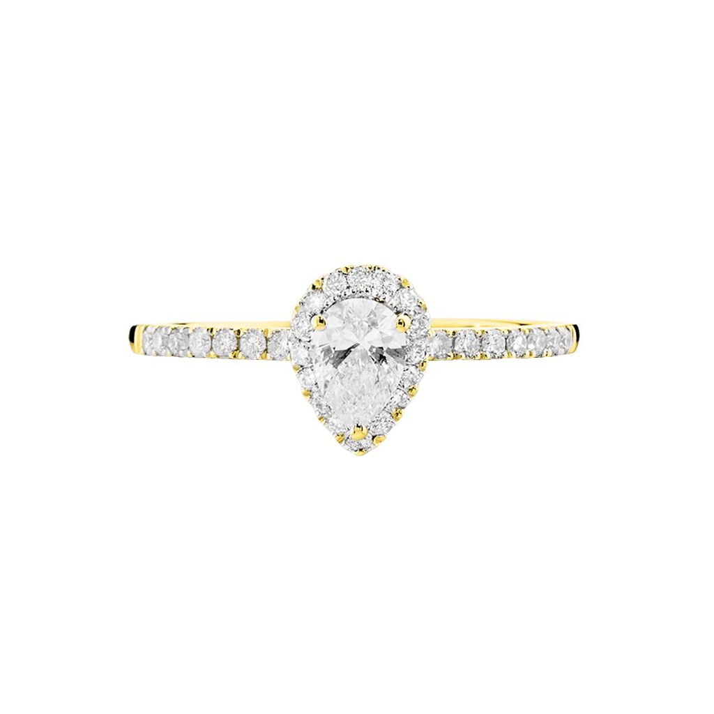 Bague Solitaire Tatiana Or Jaune Diamant