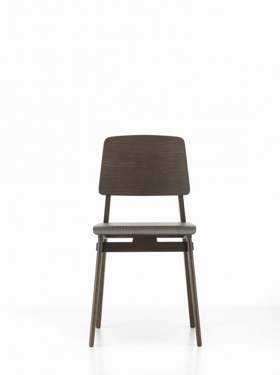 Vitra Chaise Tout Bois stoel naturel eiken